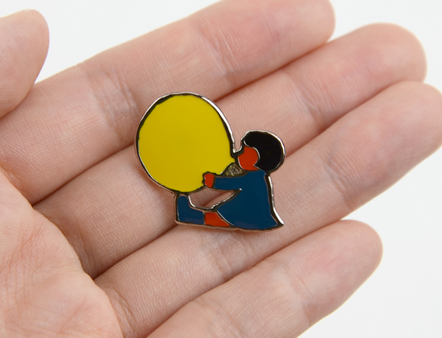 【ようこ】ピンバッジ オオハシ グッズ ピンズ ピンバッジ 鳥 ワールド商事 ピンバッヂ