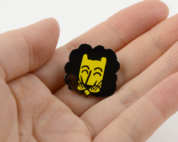 長新太ピンバッジ ライオン｜恵文社一乗寺店 オンラインショップ