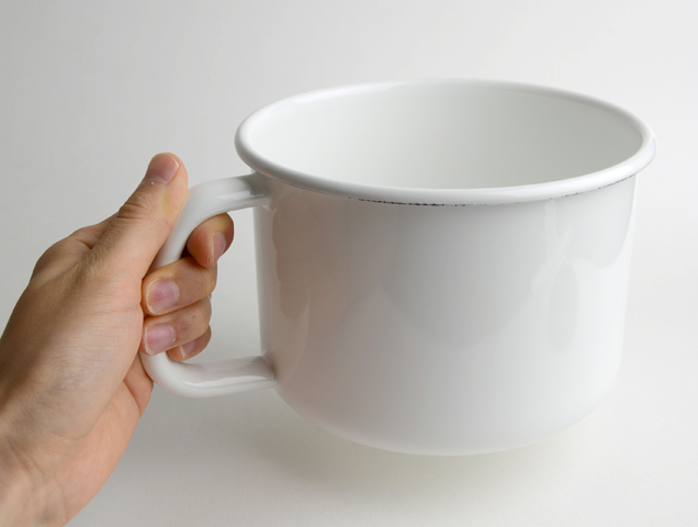 野田琺瑯 持ち手付ストッカー丸型（L）｜恵文社一乗寺店 オンライン