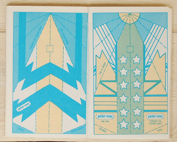 【超レア】ピーター・マックス Paper Airplane Book PAPER AIRPLANE BOOK｜恵文社一乗寺店 オンラインショップ