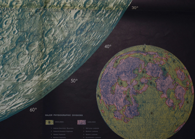 RAND McNALLY OFFICIAL MAP of the MOON｜恵文社一乗寺店