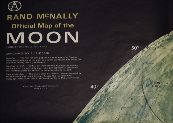 RAND McNALLY OFFICIAL MAP of the MOON｜恵文社一乗寺店